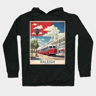 Raleigh North Carolina United States of America Tourism Vintage Poster Hoodie